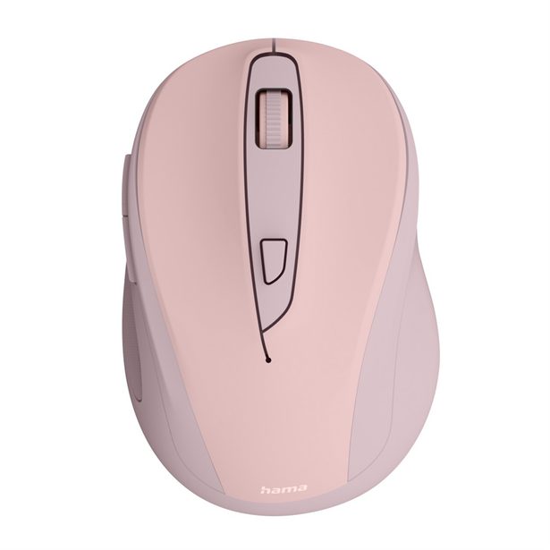 Hama bezdrátová optická myš WM-400, tichá, růžová