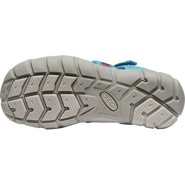 Sandály KEEN SEACAMP II CNX YOUTH smokey bear/fjord blue