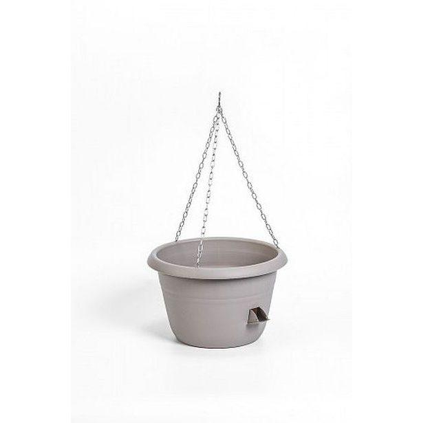 žardinka d25cm TAUPE SIESTA kov.závěs, samoz.