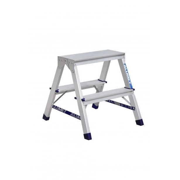 schůdky skl. Al 2stup., nosn.150kg, TÜV, 5let záruka, oboustr.