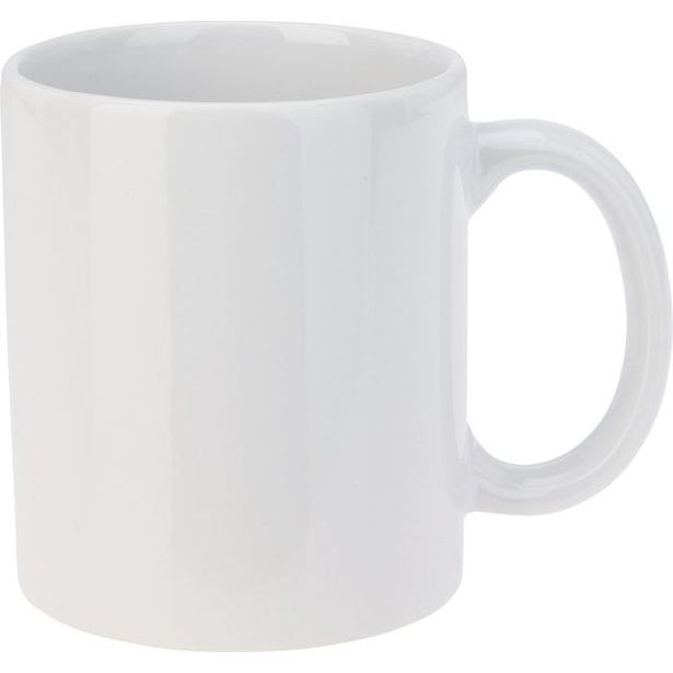 hrnek 310ml, bílý, kamenina