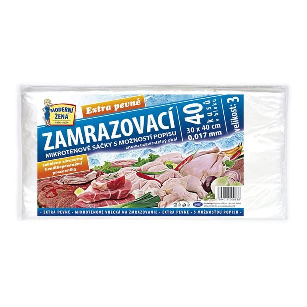 Zamrazovací sáček Extra 30x40 cm 40 ks