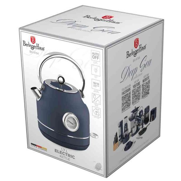 BERLINGERHAUS Rychlovarná konvice s teploměrem 1,7 l Deep Sea Collection BH-9764