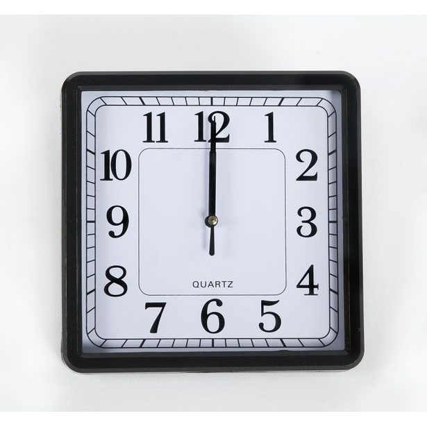 hodiny 21x21cm, čtverec, MIX barev