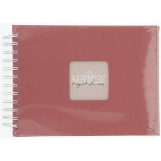 Hama album klasické spirálové FINE ART 24x17 cm, 50 stran, terra, bílé listy