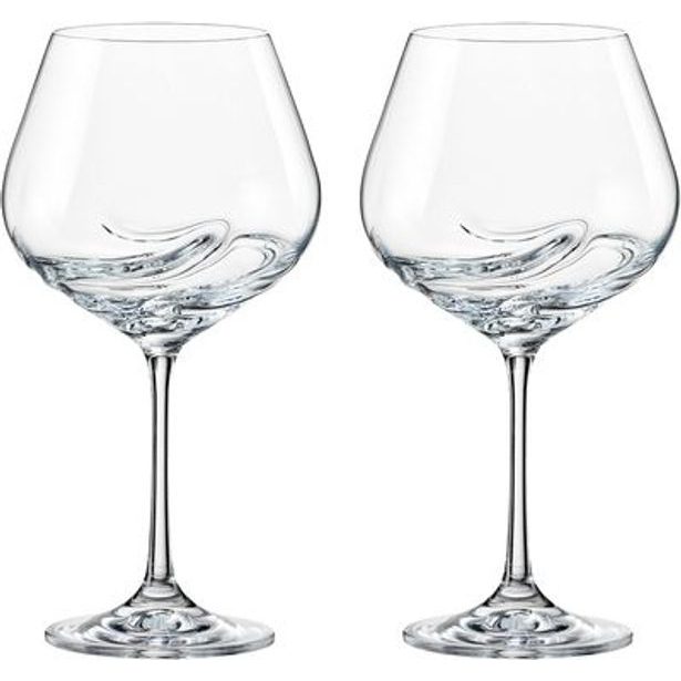 sklen. 570ml, 2ks, TURBULENCE, Bohemia Cr. 40774/570, DB