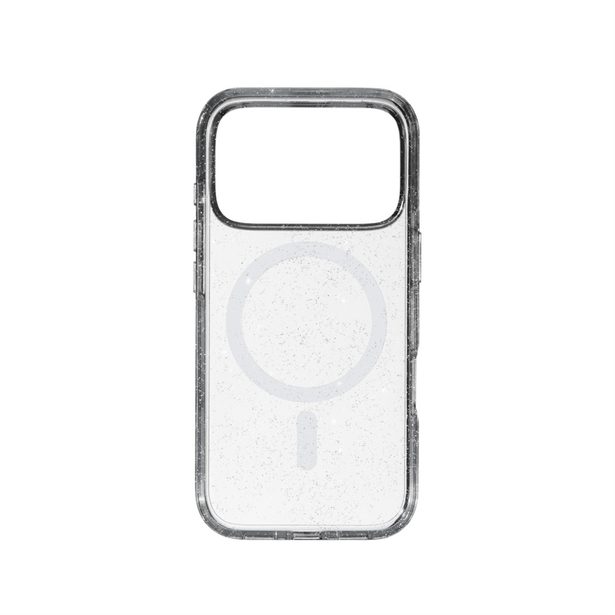White Diamonds Mag Glitter, kryt pro Apple iPhone 17 Pro, magnetický, průhledný s třpytkami