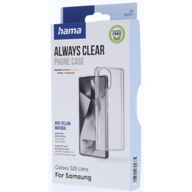 Hama Always Clear, kryt pro Samsung Galaxy S25 Ultra, vždy průhledný, nežloutne