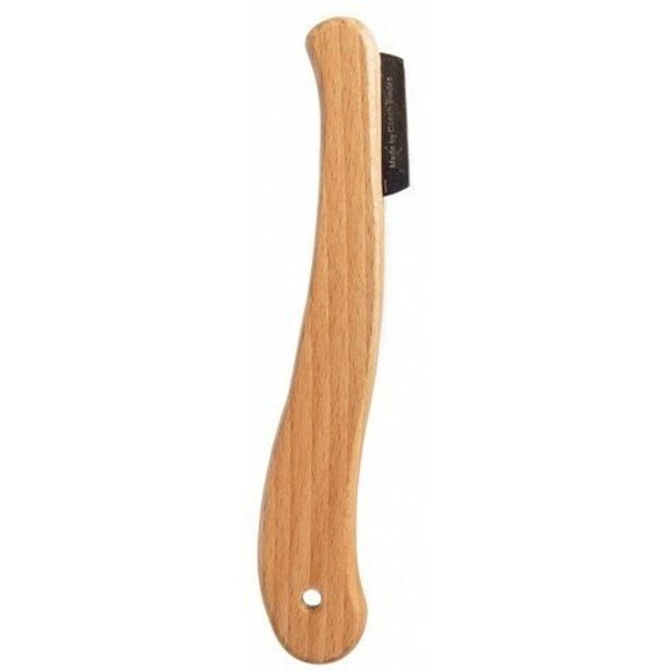 nůž k nařezávání vykyn.chleba+5ks žiletek, kov/dřevo