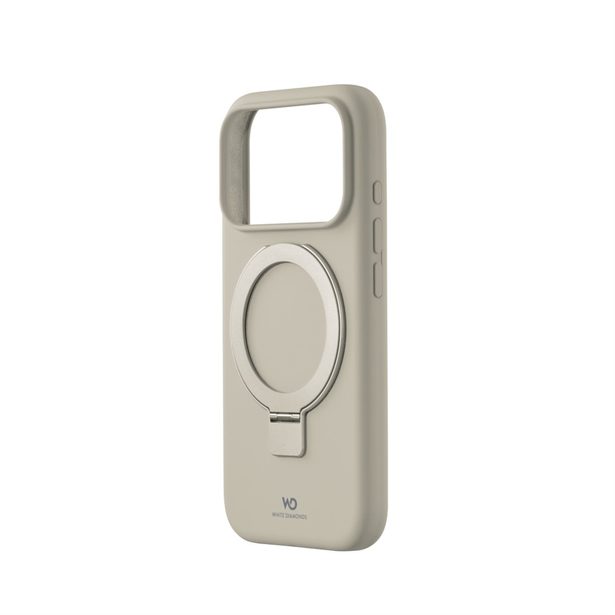 White Diamonds Mag Urban Stand Case, kryt pro Apple iPhone 17 Pro, MagSafe kompatibilní, pískový