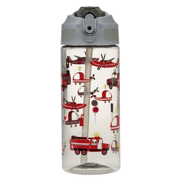 BAAGL Tritanová láhev na pití s brčkem Záchranáři 500 ml