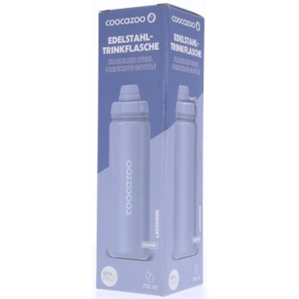 Izolovaná láhev na pití z nerezové oceli coocazoo 0,7 l, Lavender