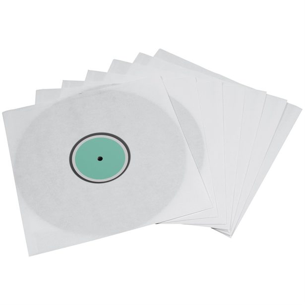 Hama vnitřní ochranné obaly na gramofonové desky (vinyl/LP), bílé, 10 ks