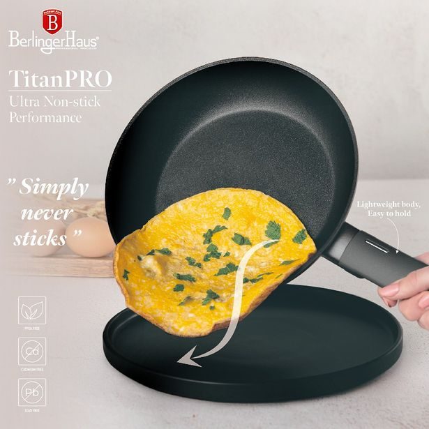 BERLINGERHAUS Sada pánví s titanovým povrchem 3 ks Antracit Collection BH-8138