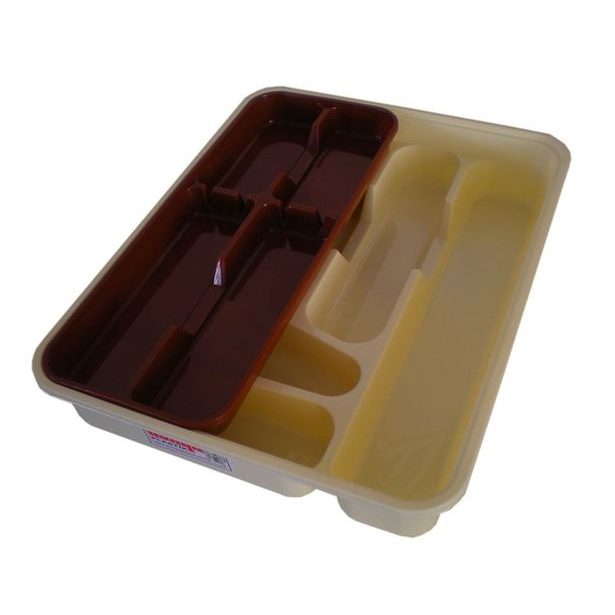 příborník 39x30cm,10přihr. s posuv.dílem,plast