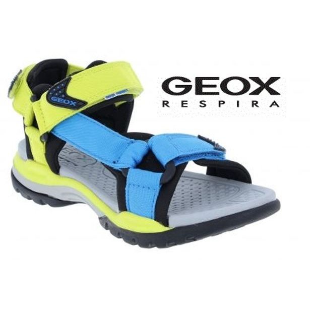 GEOX sandály J BOREALIS B. LIME/BLUE