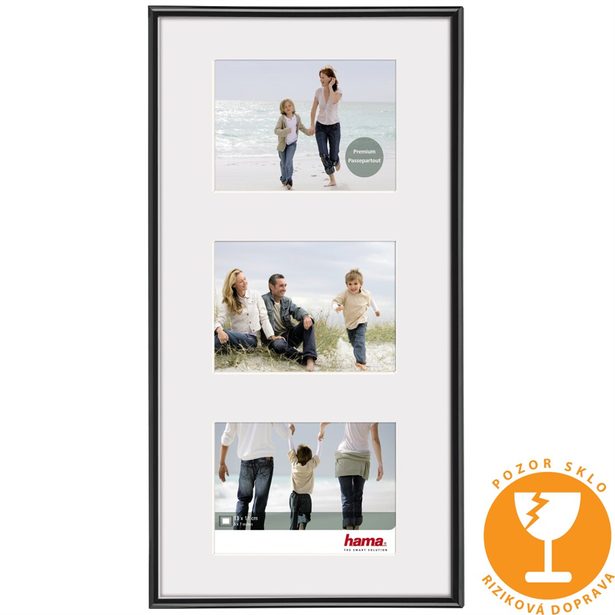 Hama rámeček plastový Galerie Madrid, černá, 25x55cm/3