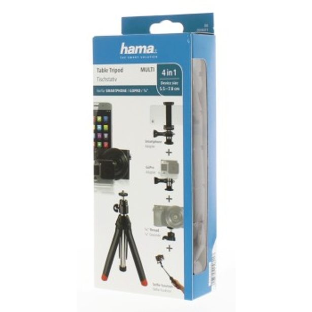 Hama stativ 'Multi 4v1', pro fotoaparáty, GoPro kamery, smartphone a selfie
