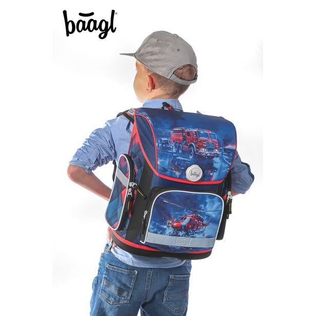 BAAGL SET 5 Ergo Záchranáři: aktovka, penál, sáček, zástěra, peněženka