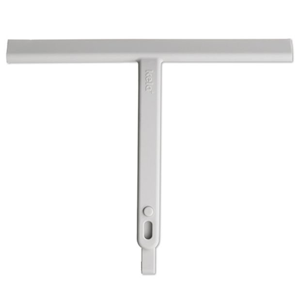 KELA Stěrka do koupelny Toni silikon světle šedá KL-20653