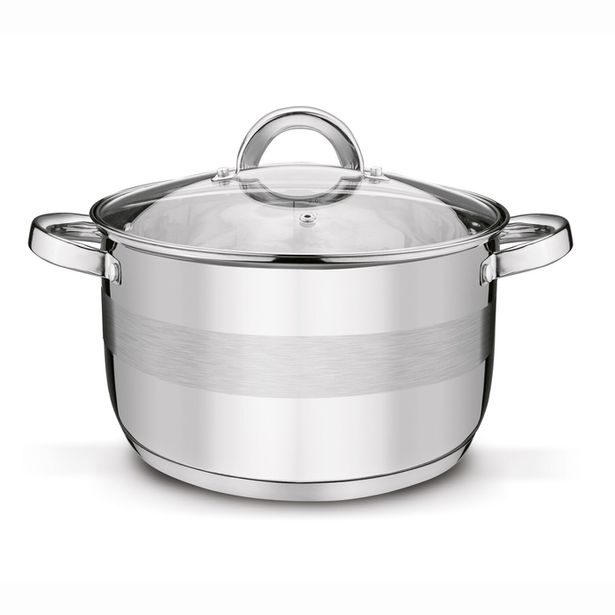 hrnec d24cm+PO sklo, ( 5,0l) ROGER, indukce, NR