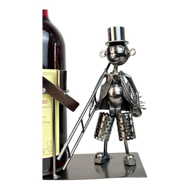 Stojan na víno kovový - Kominík