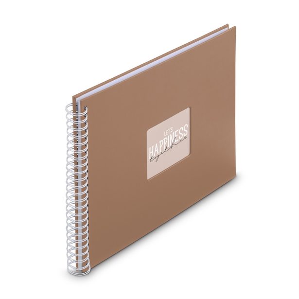 Hama album klasické spirálové FINE ART 36x32 cm, 50 stran, mousse, bílé listy