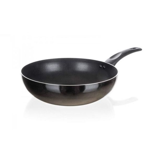pánev d28x8,0cm WOK BLACK CUISINO, nepř.p.,indukce
