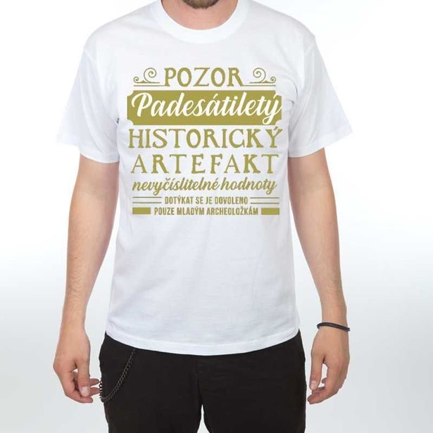 Tričko - Pozor Artefakt 50
