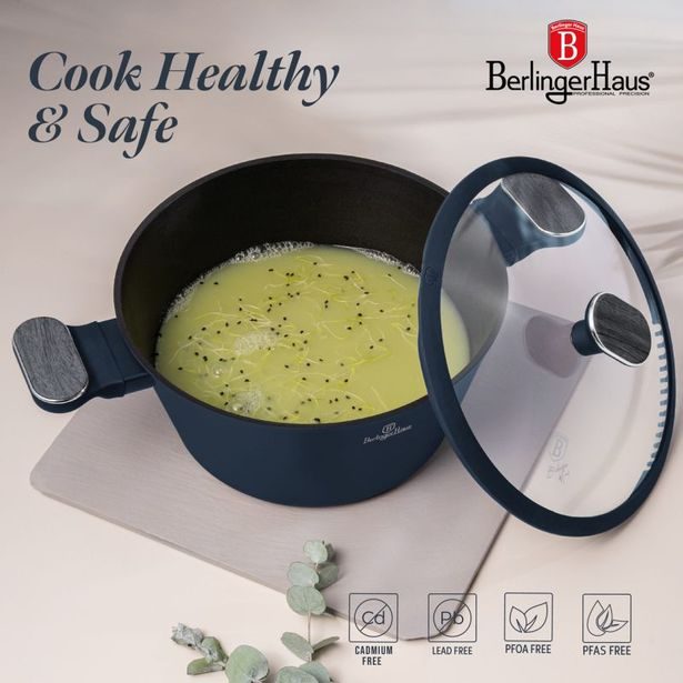 BERLINGERHAUS Sada nádobí s titanovým povrchem 15 ks Deep Sea Collection BH-8382