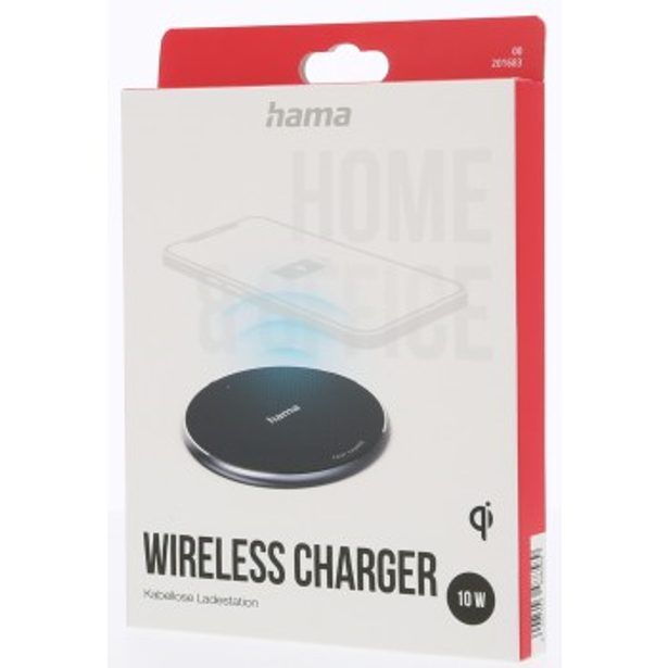 Hama bezdrátová nabíječka Qi FC10, 10 W
