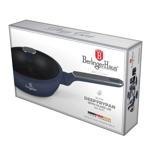 BERLINGERHAUS Pánev hluboká s poklicí 24 cm Deep Sea Collection BH-8371