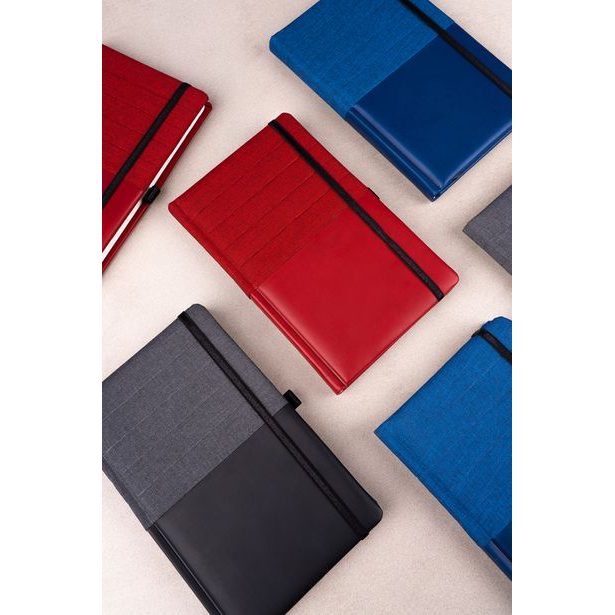 Notes Skiver černošedý, linkovaný, 13 × 21 cm Baagl