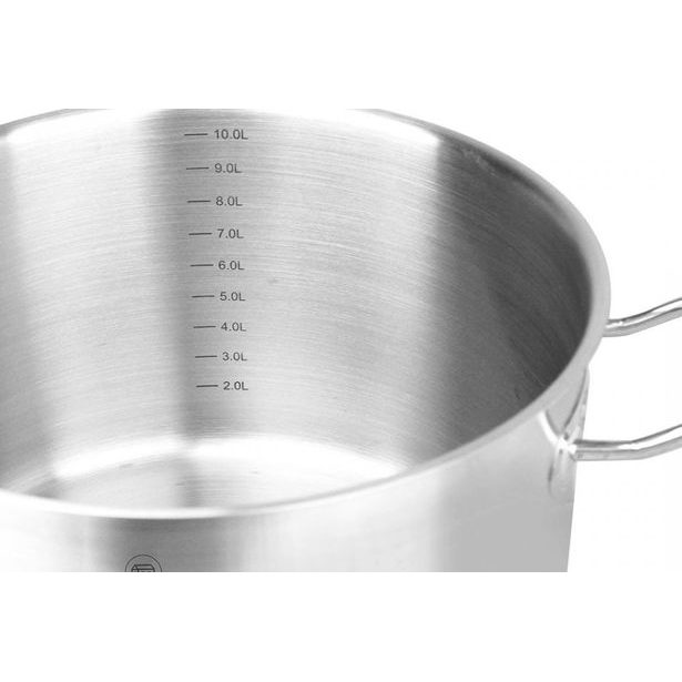 CS SOLINGEN Hrnec s poklicí a fritovacím košem nerez 10 l / 28 x 18 cm PRO-X CS-044022