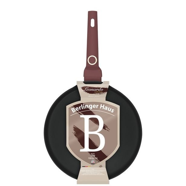 BERLINGERHAUS Pánev na palačinky s titanovým povrchem 25 cm Leonardo Collection BH-8025