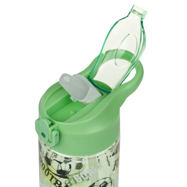 BAAGL Tritanová láhev na pití s brčkem Fotbal 500 ml