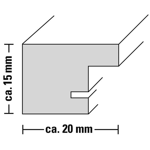 Hama rámeček plastový PARIS, ocel, 30x40 cm