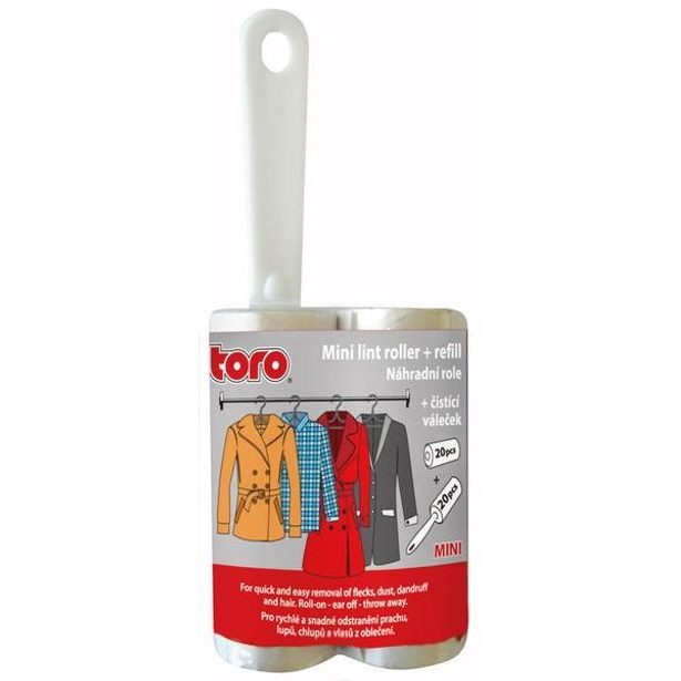 TORO váleček čistící mini + náhradní náplň, 2,8 x 7,5 cm_hamashop