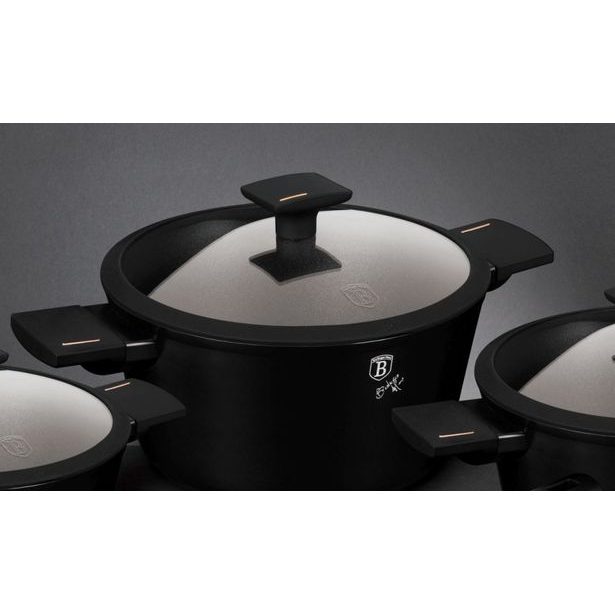 BERLINGERHAUS Sada nádobí s titanovým povrchem 10 ks Monaco Collection BH-7081
