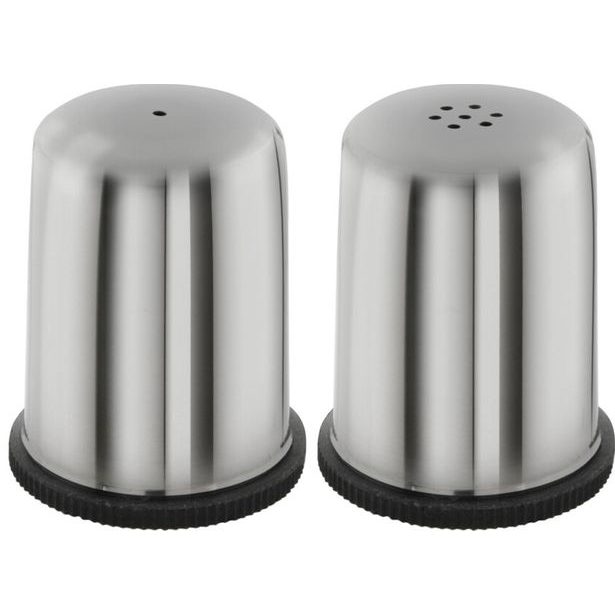 slánka+pepř. 2-dílná 5,5x4cm, nerez+plast