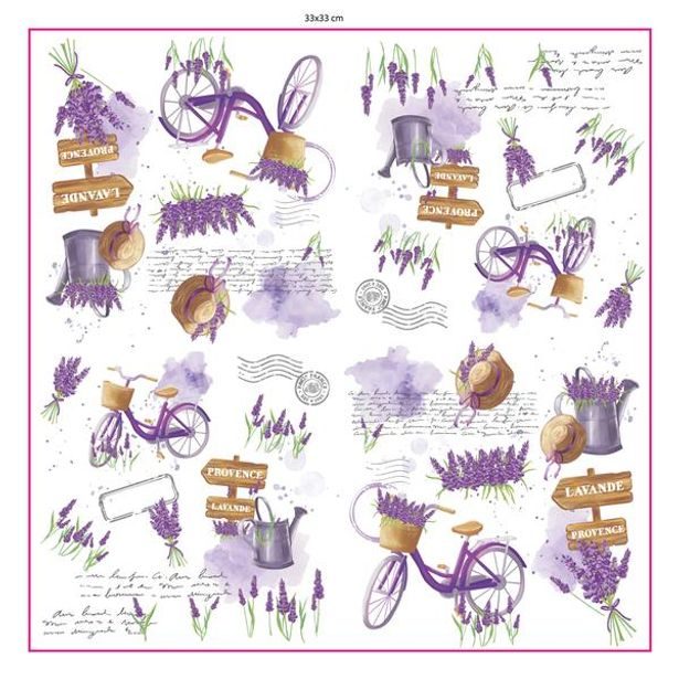 PROCOS UBROUSKY NOVÁ LEVANDULE 3VRSTVÉ 33X33CM_hamashop