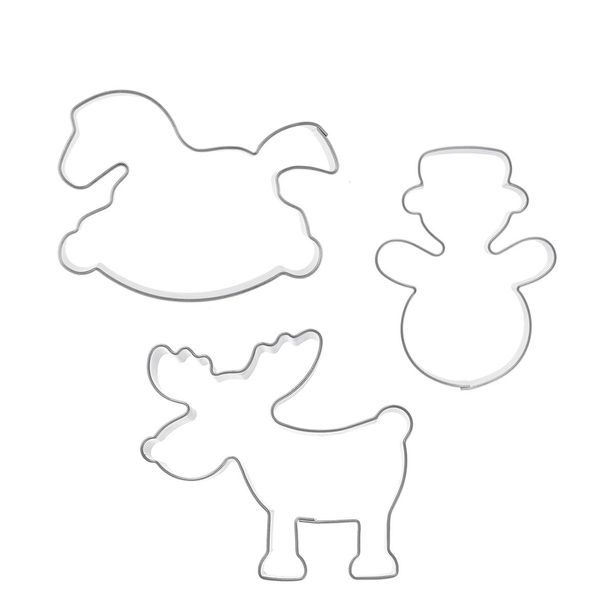 Vykrajovačka zima sada 3 ks