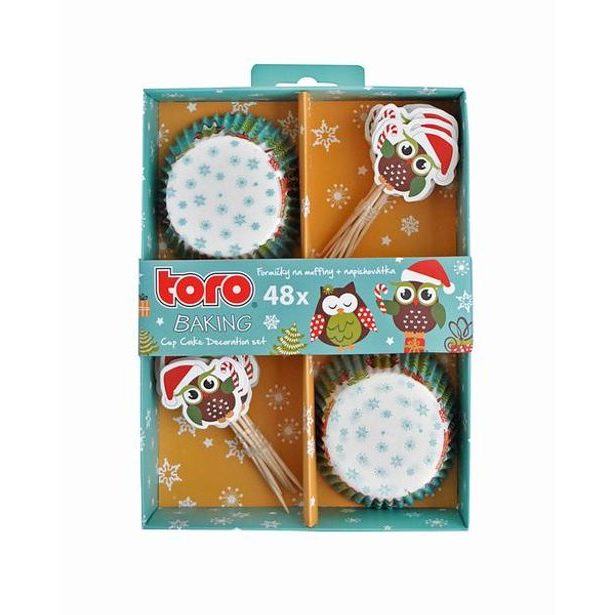 TORO FORMIČKY NA MUFFINY PAPÍR 24KS+NAPICHOVÁTKA 24KS_hamashop