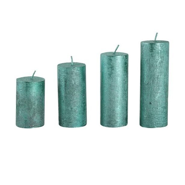 Provence SVÍČKY ADVENTNÍ 4KS, ZELENÉ_hamashop