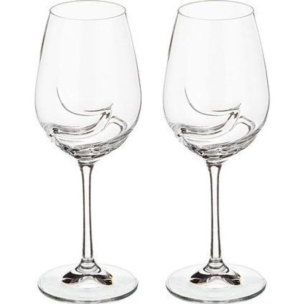 sklen. 350ml, 2ks, TURBULENCE, Bohemia Cr. 40774/350, DB