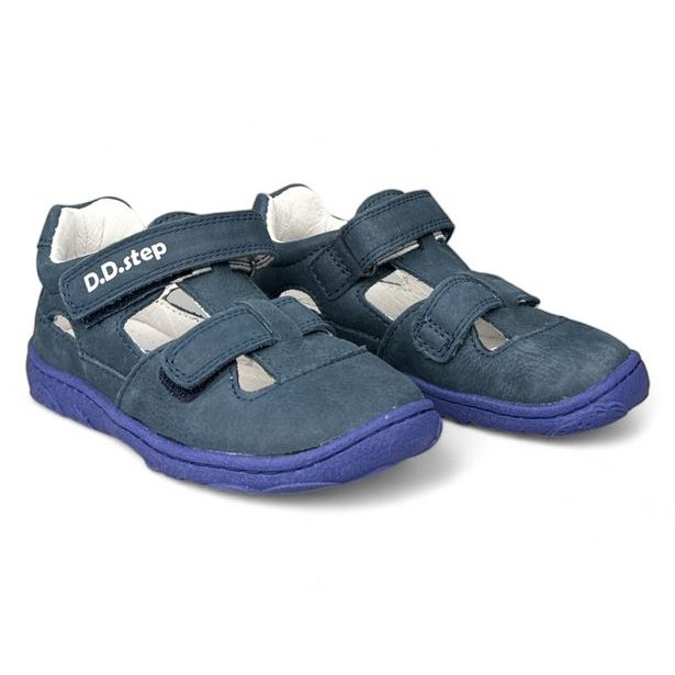 Chlapecká BAREFOOT letní obuv DDstep - Tmavě modré