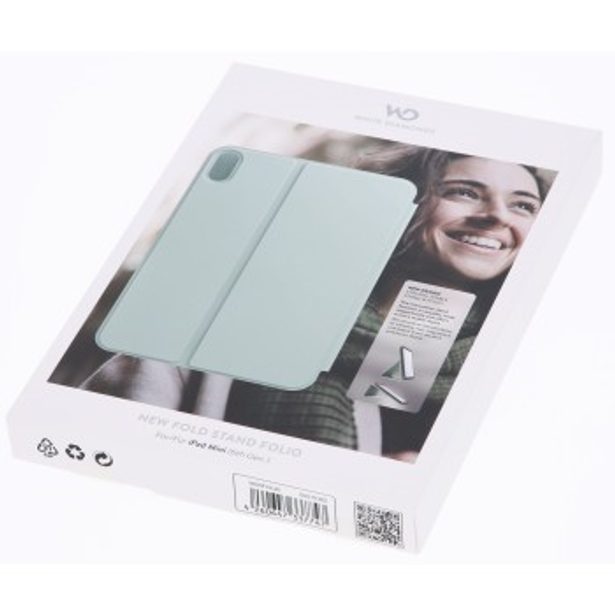 White Diamonds Folio, pouzdro pre Apple iPad Mini (2019/2020/2021), šalvějově zelené