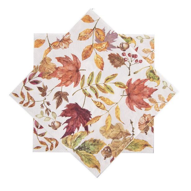 Servírovací ubrousky podzimní listí