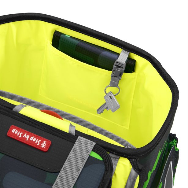 Školní aktovka Step by Step CLOUD, Black Cat Chiko - 5 dílný set, AGR certifikát