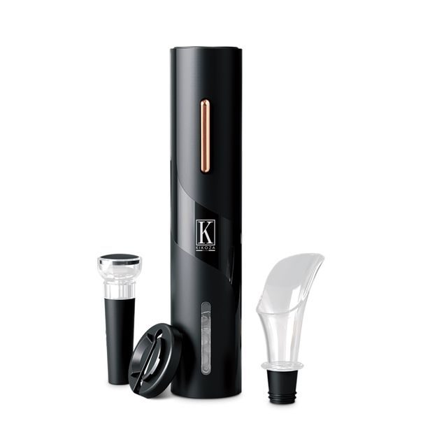BERLINGERHAUS Vývrtka elektrická na víno s příslušenstvím Black Rose Collection KI-1010
